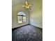 Bedroom featuring carpet, ceiling fan and large window at 20 Chapman Way, Covington, GA 30016