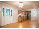 Open kitchen area with wooden cabinets and stainless steel appliances at 6470 Sherwood Trl, Austell, GA 30168