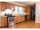 Spacious kitchen with stainless steel appliances and granite countertops at 6470 Sherwood Trl, Austell, GA 30168