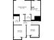 Second floorplan featuring the primary bedroom, primary bath, walk-in closet, hall, and two bedrooms at 1149 Midland Nw Dr, Acworth, GA 30102