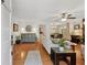 Bright living room boasts hardwood floors, stylish furnishings, and a welcoming atmosphere at 1149 Midland Nw Dr, Acworth, GA 30102