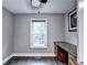 Office with granite counters and a window view at 4364 Saddlecreek Ct, Auburn, GA 30011