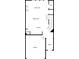 Floor plan showing the first floor with garage, foyer, kitchen, living room, and dining area at 409 Retreat Ln, Canton, GA 30114