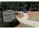 Community playground with slides, picnic table and sign designating as private property at 409 Retreat Ln, Canton, GA 30114