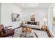Cozy living room with contemporary decor, hardwood floors and large windows allowing ample light at 331 Zelma Sw St, Marietta, GA 30060