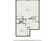 Basement floor plan including a bedroom, bathroom, hall, and large garage perfect for parking and storage at 169 Waterman Se St, Marietta, GA 30060