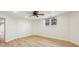 Finished basement with hardwood floors, recessed lights and access to the outside at 2975 Coles Way, Atlanta, GA 30350