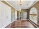 Bedroom with hardwood floors, neutral walls, window and double closet at 2975 Coles Way, Atlanta, GA 30350