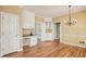 Cozy dining room features custom built-ins, providing ample storage and a charming aesthetic at 2975 Coles Way, Atlanta, GA 30350