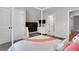 Cozy bedroom with a white canopy bed and a view into the hallway at 3920 Cash Lndg, Marietta, GA 30066