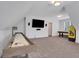 Game room is complete with wall to wall carpet, several game tables and a tv at 3920 Cash Lndg, Marietta, GA 30066