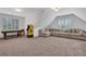 Large game room features neutral decor, wall to wall carpet and many game tables at 3920 Cash Lndg, Marietta, GA 30066