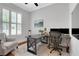 Bright office with large window, shutters, and comfortable seating at 3920 Cash Lndg, Marietta, GA 30066