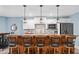 Beautiful kitchen bar with comfortable seating, perfect for entertaining and casual dining at 109 Hawks Bnd, Canton, GA 30115