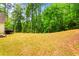 Expansive backyard with lush lawn, mature trees and landscape, providing ample outdoor space at 2400 Honey Ct, Mcdonough, GA 30252