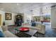 Relaxing community room with lounge seating, a dining area and a pool table at 2479 Peachtree Ne St # 1414, Atlanta, GA 30305