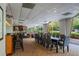 A large resident's lounge provides a wet bar, lounge and dining furniture, and scenic outdoor views at 2479 Peachtree Ne St # 1414, Atlanta, GA 30305