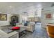Bright, spacious lounge area with sofas, dining table, and pool table for community residents at 2479 Peachtree Ne St # 1414, Atlanta, GA 30305