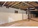 Unfinished basement featuring exposed pipes and block foundation walls at 4293 Smithsonia Dr, Tucker, GA 30084