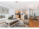 Open-concept living area showcasing seamless flow between living, dining, and kitchen spaces at 786 Brookside Parc Ln, Avondale Estates, GA 30002