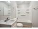 Bright bathroom with a shower-tub combination, and sleek fixtures at 1723 Ritcherson Se St, Marietta, GA 30060