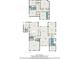Floorplan featuring the layout and dimensions of the home and its rooms at 233 Millstone Pkwy, Woodstock, GA 30188