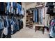 Walk-in closet with ample storage and organizational features at 210 Creekside Overlook, Hiram, GA 30141