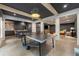 Spacious game room with ping pong table, wet bar, and cozy seating area for entertaining at 4005 N Stratford Ne Rd, Atlanta, GA 30342