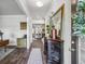 Inviting foyer with elegant decor and views into the living room at 821 Ethereow Ct, Lawrenceville, GA 30046