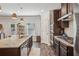 Modern kitchen featuring stainless steel appliances and granite countertops, perfect for cooking and entertaining at 821 Ethereow Ct, Lawrenceville, GA 30046