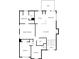 Detailed floor plan showcasing the layout of the main level at 5135 Gable Ridge Way, Sugar Hill, GA 30518
