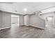 Finished basement featuring modern floors and open space at 515 Old Chartwell Xing, Alpharetta, GA 30022