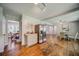 Open kitchen with modern appliances and gorgeous hardwood flooring at 1399 Pollard Sw Dr, Atlanta, GA 30311