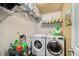 Well-organized laundry room with modern appliances and plenty of storage space at 4215 Idlewood Dr, Cumming, GA 30040