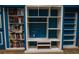 Living room showcasing built-in shelving and storage, perfect for organization and display at 114 Summer Glen Pl, Dallas, GA 30157