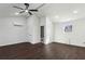 Bedroom with a ceiling fan, a split AC unit, access to an ensuite bath, and great natural light at 1721 Hortense Nw Pl, Atlanta, GA 30318