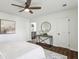 Serene bedroom featuring modern decor and a comfortable bed, creating a relaxing retreat at 1721 Hortense Nw Pl, Atlanta, GA 30318