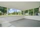 Spacious screened porch with view of the private backyard at 46 Forkwood Cir, Hiram, GA 30141