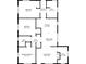 Detailed floor plan layout, highlighting room dimensions and spatial relationships at 2590 Eastwood Dr, Decatur, GA 30032