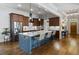 Kitchen features large island, stainless steel appliances, and wood cabinets at 3253 Cates Ne Ave, Brookhaven, GA 30319