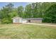 Lovely ranch-style home featuring stone accents, an attached garage, and a well-manicured lawn at 3349 Old Atlanta Rd, Suwanee, GA 30024