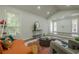 Bright living room featuring hardwood floors, modern furniture, and natural light at 3349 Old Atlanta Rd, Suwanee, GA 30024