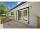 This home has a back porch with white french doors at 2340 Cresta Dr, Decatur, GA 30032