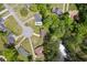 Aerial view of 3717 Birchbriar Ct property, showing lot lines and surrounding area in Decatur, GA at 3717 Birchbriar Ct, Decatur, GA 30034