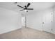 Neutral carpet in an airy room with a ceiling fan at 3717 Birchbriar Ct, Decatur, GA 30034