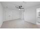 Neutral carpet in an airy room with double doors and a bathroom at 3717 Birchbriar Ct, Decatur, GA 30034