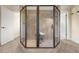 Modern tile shower with glass enclosure and dual shower heads, providing a spa-like experience at 4231 Shamans Dr, Marietta, GA 30062