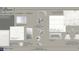 Architectural rendering of a bathroom featuring a bathtub, fixtures, and floor and wall tiles at 11825 Serenbe Ln, Chattahoochee Hills, GA 30268