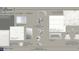 Architectural rendering of a bathroom featuring a bathtub, fixtures, and floor and wall tiles at 11825 Serenbe Ln, Chattahoochee Hills, GA 30268