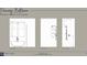 Architectural elevations for a bathroom featuring a shower, bathtub, fixtures, and white tile walls at 11825 Serenbe Ln, Chattahoochee Hills, GA 30268